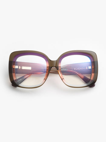 J.F. Rey / 1985 Charlotte / Brown Pink Gradient