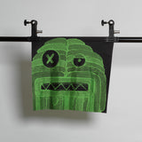 THEO / Taming Monsters Together Collector's Cleaning Cloth / Green by Theo, Accessories - - Independent curated luxury eyewear available at I Visionari