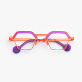 Theo / Mascara / 3005 Fluo Orange + Transparent Purple