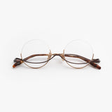 Yoshinori Aoyama / YA 003 / Rose Gold Brown by Yoshinori Aoyama, Eyeglasses - - Independent curated luxury eyewear available at I Visionari