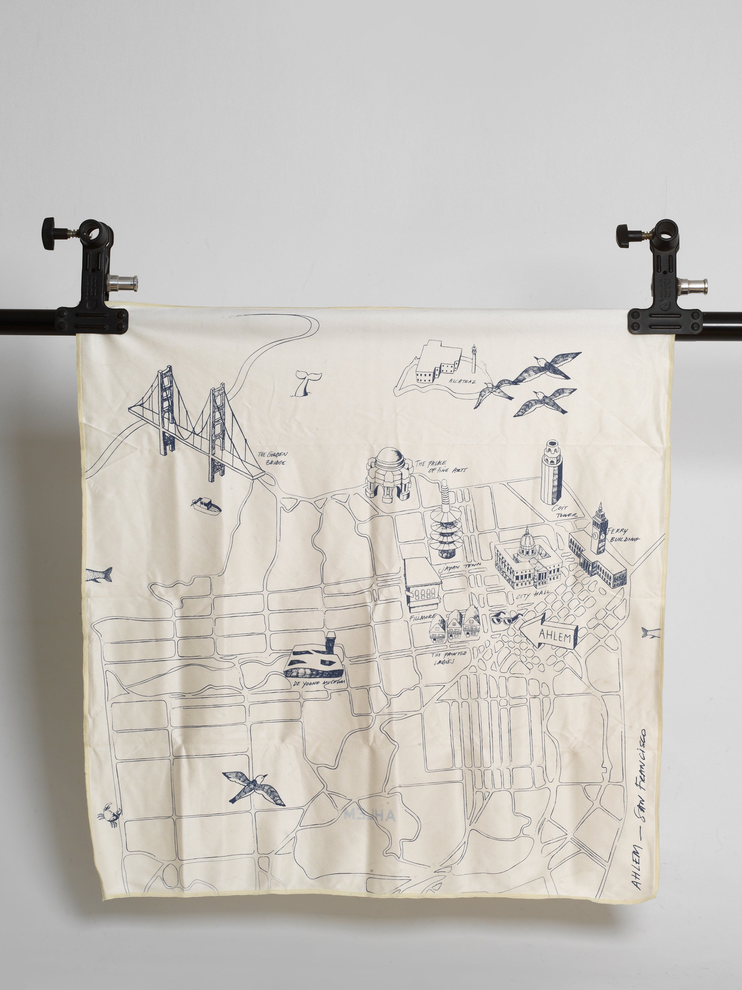 AHLEM / San Francisco Collector's Cleaning Cloth by Ahlem, Accessories - - Independent curated luxury eyewear available at I Visionari