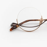 Yoshinori Aoyama / YA 003 / Rose Gold Brown by Yoshinori Aoyama, Eyeglasses - - Independent curated luxury eyewear available at I Visionari