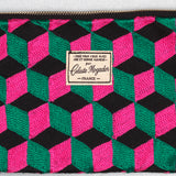 Céleste Mogador / Hand-Embroidered N3 Green Pouch (L) by Céleste Mogador, Accessories - - Independent curated luxury eyewear available at I Visionari