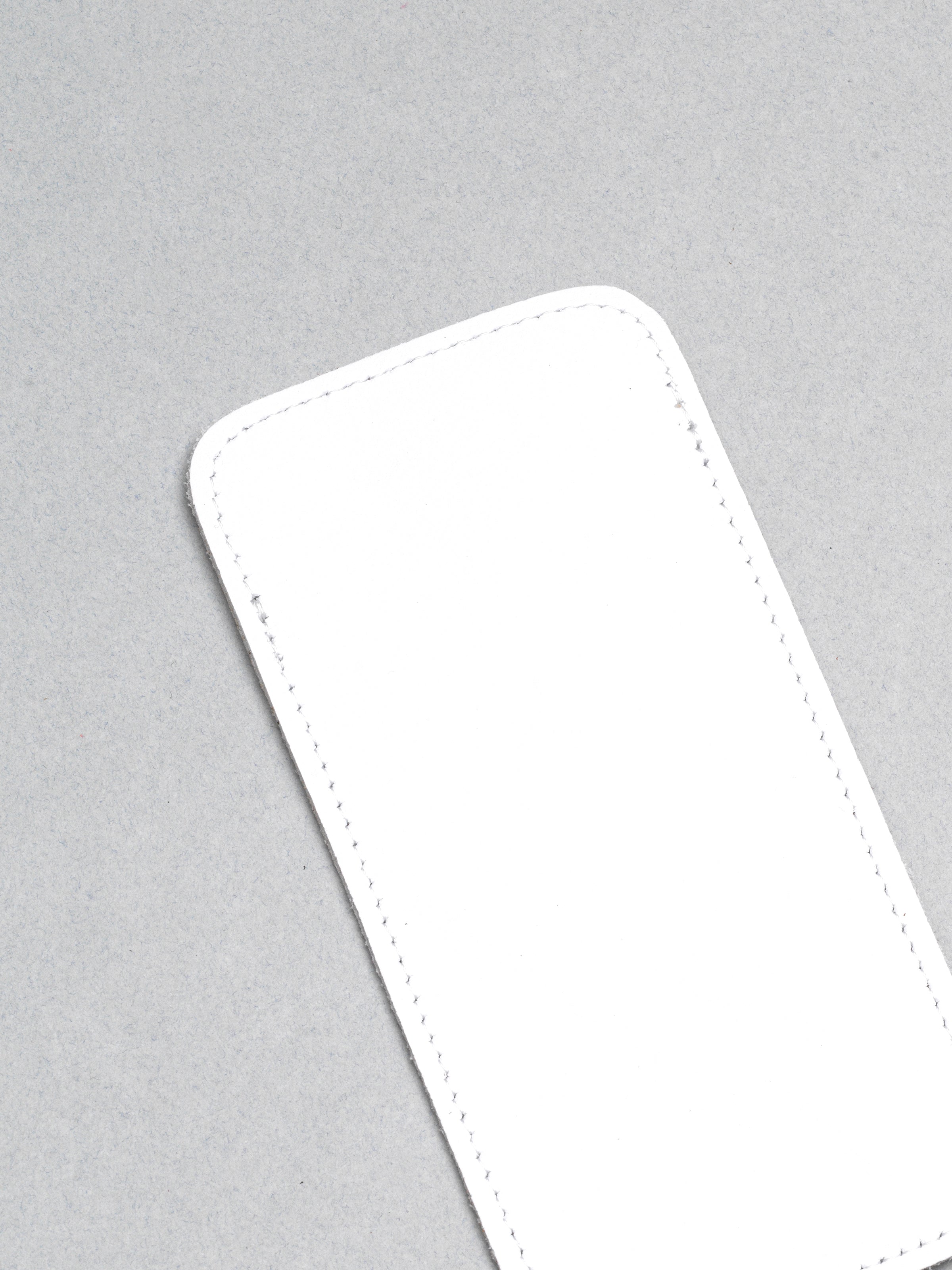 I Visionari / Handcrafted Genuine Leather Glasses Case / Chalk White by I Visionari, Accessories - - Independent curated luxury eyewear available at I Visionari