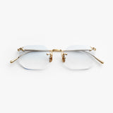 Matsuda / M3104 B / Brushed Gold Café Blue Gradient