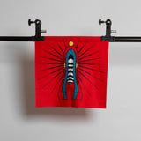 THEO / Bigger Bang Collector's Cleaning Cloth / Red by Theo, Accessories - - Independent curated luxury eyewear available at I Visionari