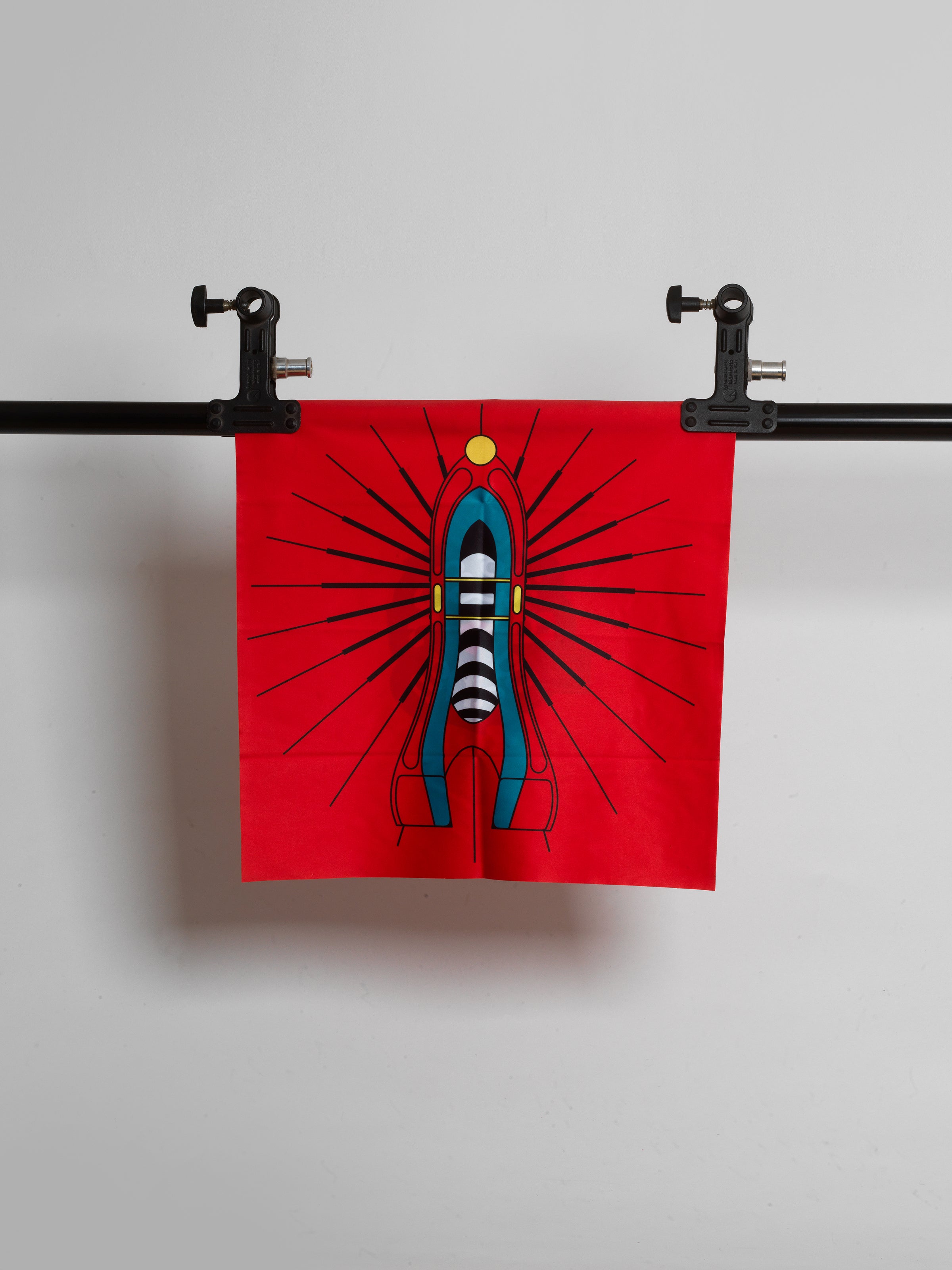 THEO / Bigger Bang Collector's Cleaning Cloth / Red by Theo, Accessories - - Independent curated luxury eyewear available at I Visionari