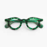 Theo / Sassi / 016 Green Lined + Transparent Chromiumoxide Green