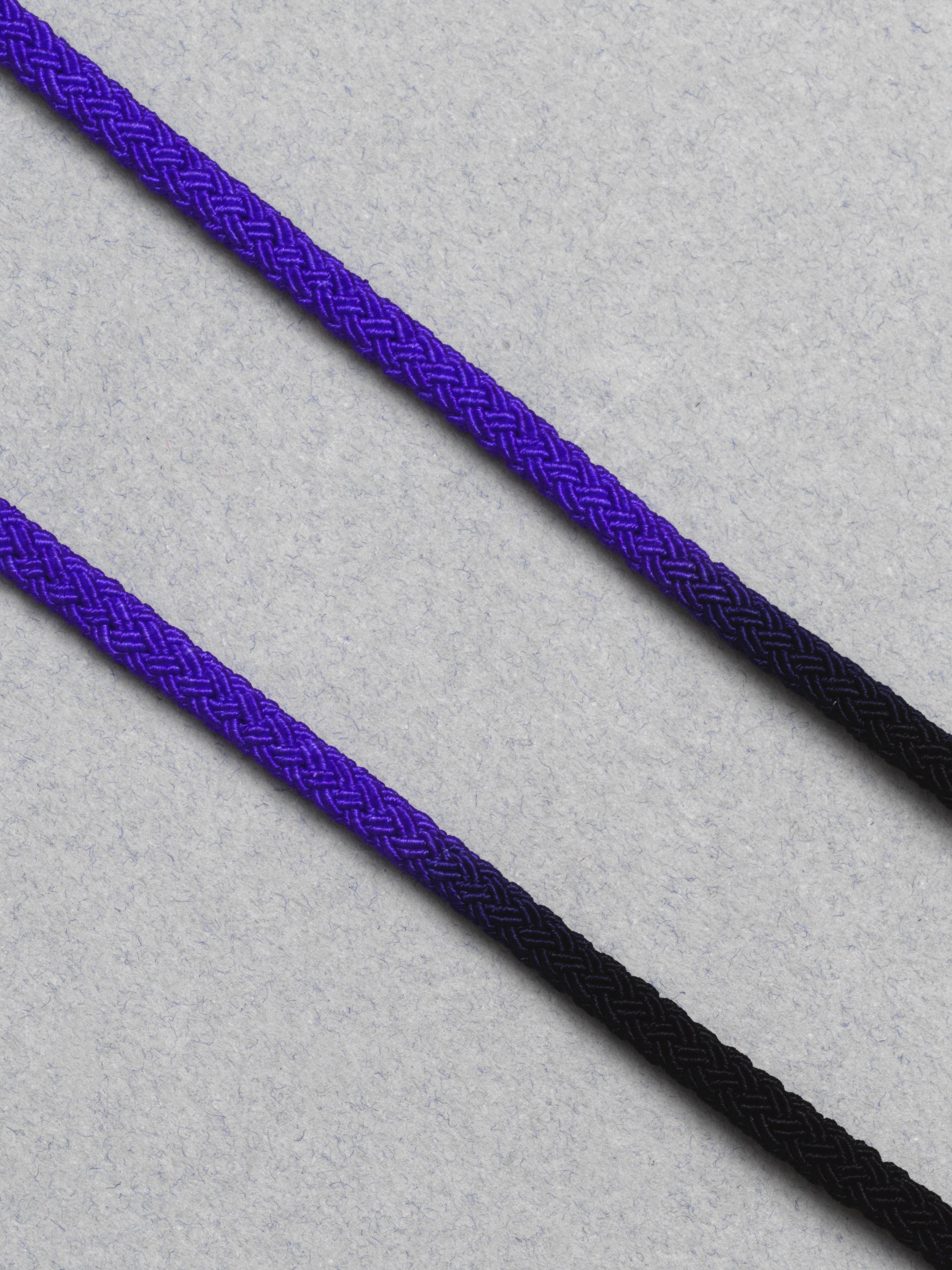 Diffuser Tokyo / Neon Color Dyeing Glass Cord / Purple & Black by Tokyo Diffuser, Accessories - - Independent curated luxury eyewear available at I Visionari
