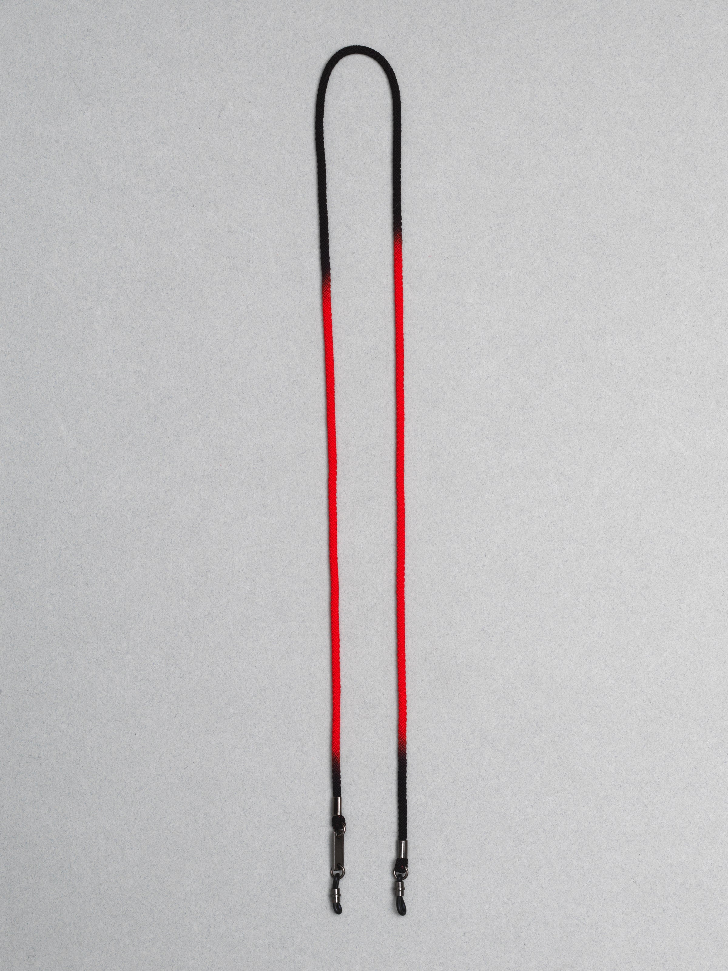 Diffuser Tokyo / Neon Color Dyeing Glass Cord / Red & Black by Tokyo Diffuser, Accessories - - Independent curated luxury eyewear available at I Visionari