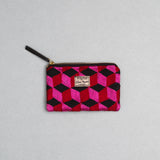 Céleste Mogador / Hand-Embroidered N3 Pink Pouch (M) by Céleste Mogador, Accessories - - Independent curated luxury eyewear available at I Visionari
