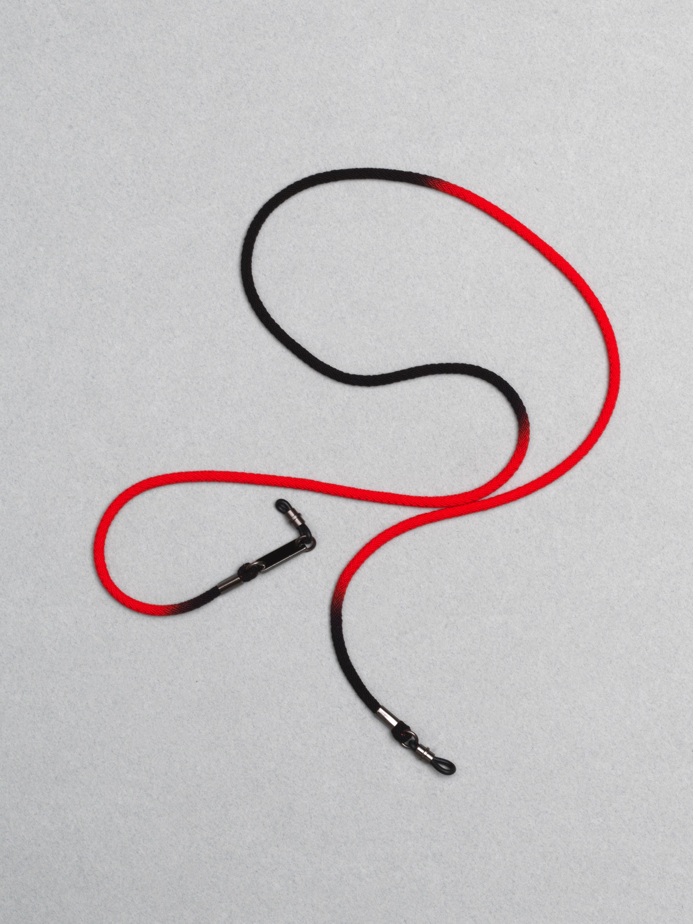 Diffuser Tokyo / Neon Color Dyeing Glass Cord / Red & Black by Tokyo Diffuser, Accessories - - Independent curated luxury eyewear available at I Visionari