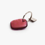 THEO / Keyholder Square / Purple Ecaille Pink