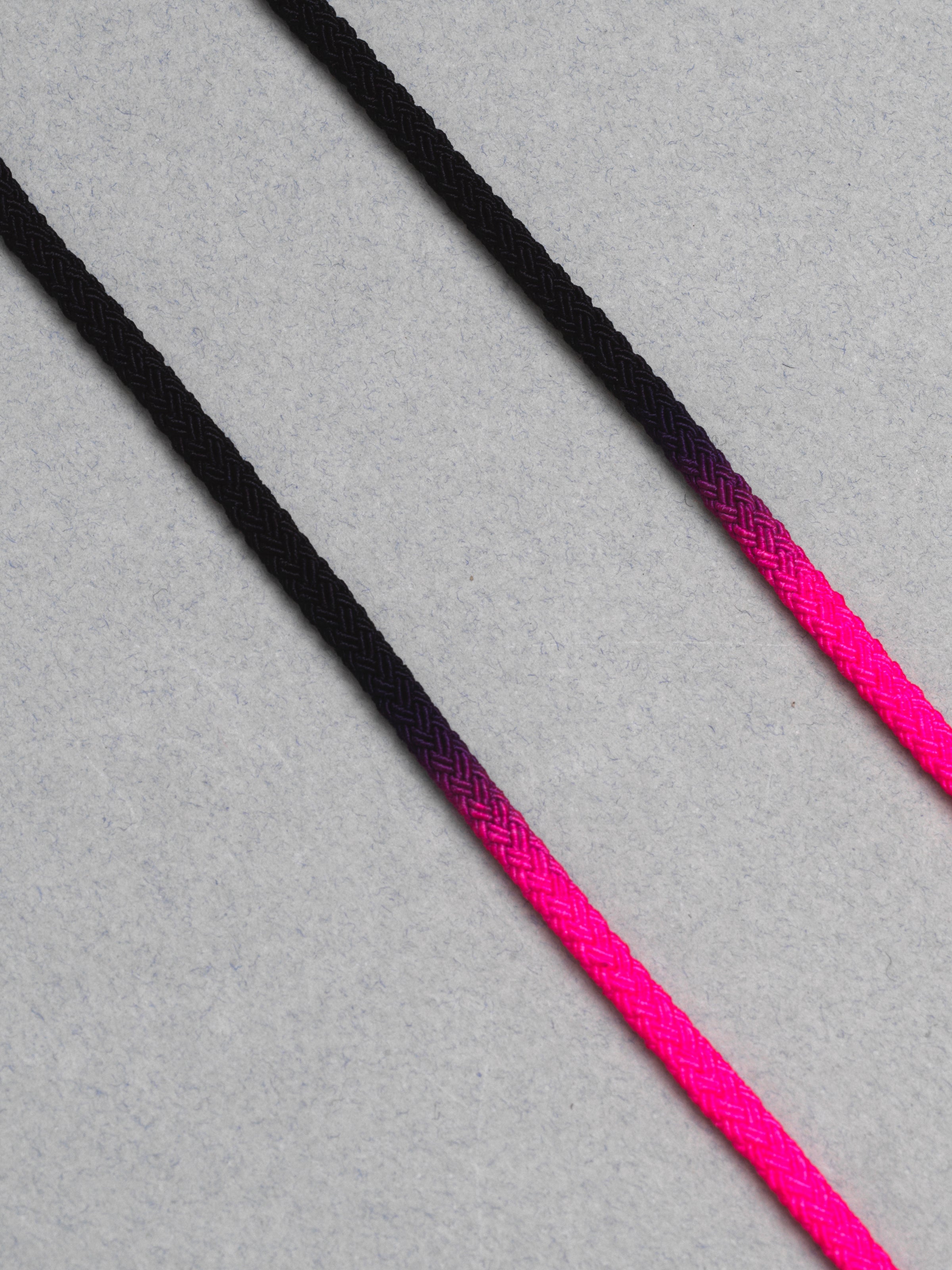 Diffuser Tokyo / Neon Color Dyeing Glass Cord / Pink & Black by Tokyo Diffuser, Accessories - - Independent curated luxury eyewear available at I Visionari