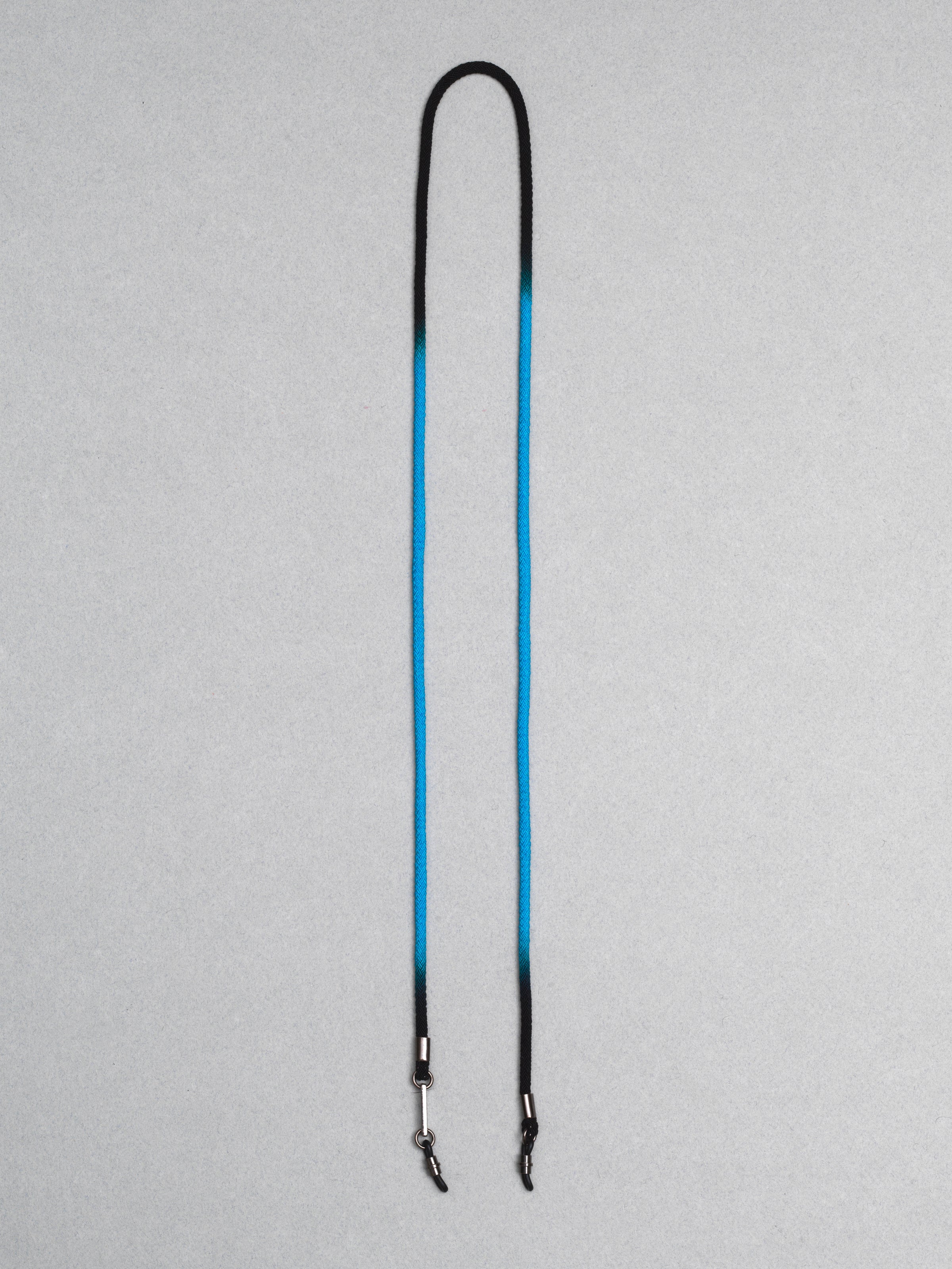 Diffuser Tokyo / Neon Color Dyeing Glass Cord / Light Blue & Black by Tokyo Diffuser, Accessories - - Independent curated luxury eyewear available at I Visionari