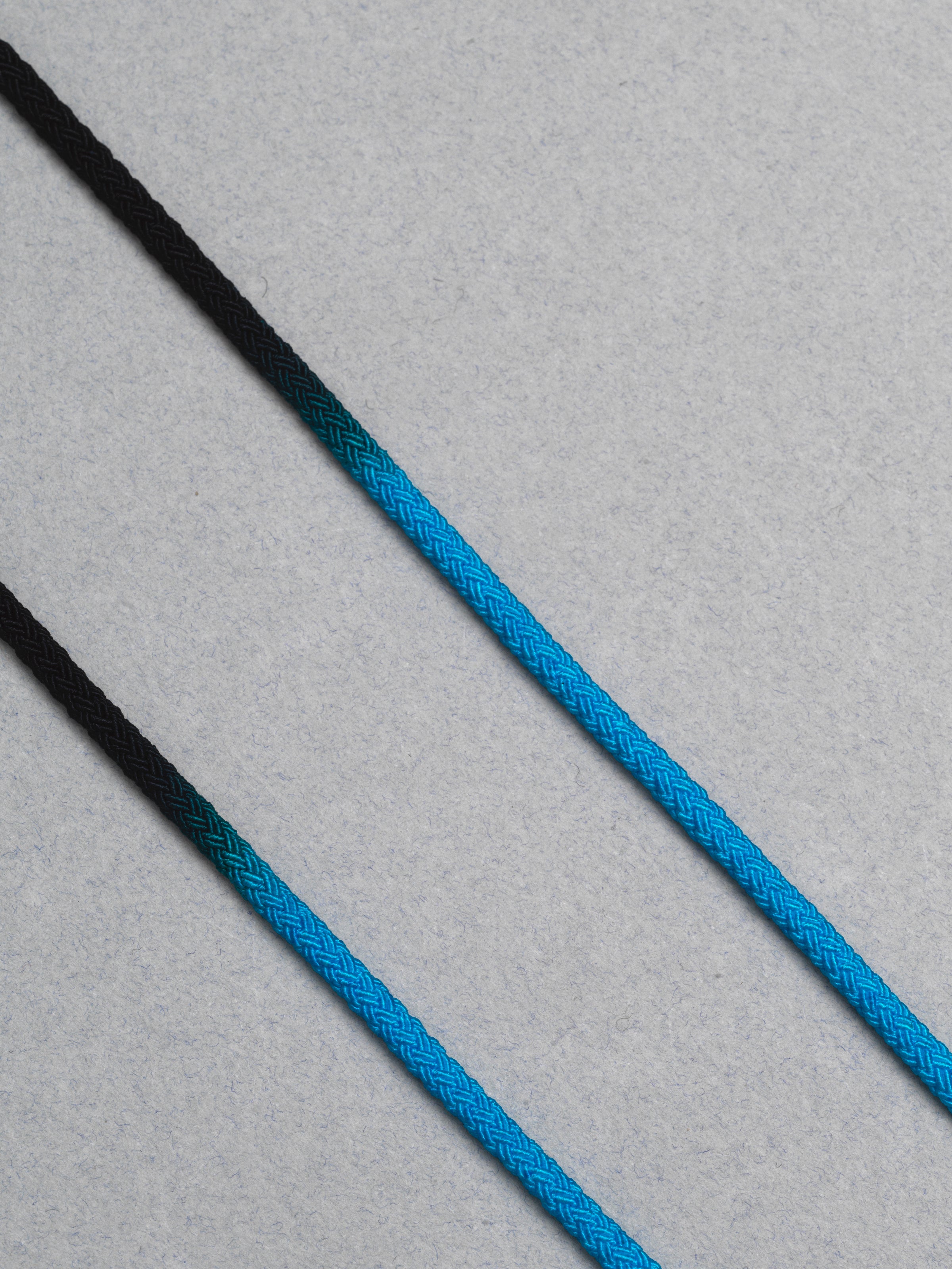 Diffuser Tokyo / Neon Color Dyeing Glass Cord / Light Blue & Black by Tokyo Diffuser, Accessories - - Independent curated luxury eyewear available at I Visionari