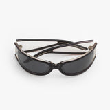 Bernhard Willhelm x Linda Farrow / Wrap Around Sunglasses / Black