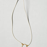 LA LOOP / Italian Santorini Braid / Satin with 24K Gold Plated Loop