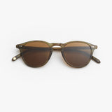 Garrett Leight / Hampton / Olive Tortoise With Pure Coffee