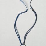 Diffuser Tokyo / Two Tone Stitch Leather Glass Holder / Blue & Dark Blue by Tokyo Diffuser, Accessories - - Independent curated luxury eyewear available at I Visionari