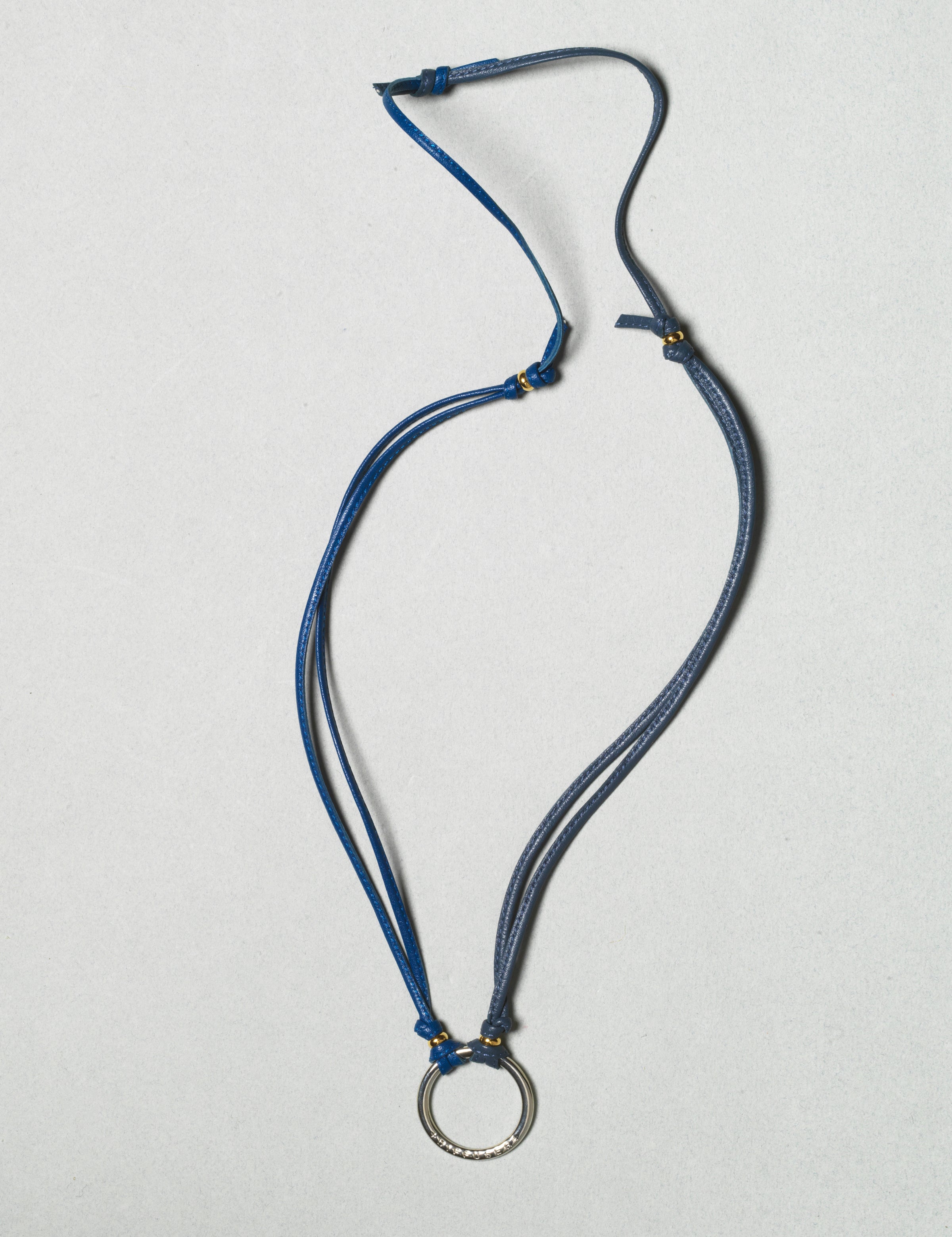 Diffuser Tokyo / Two Tone Stitch Leather Glass Holder / Blue & Dark Blue by Tokyo Diffuser, Accessories - - Independent curated luxury eyewear available at I Visionari