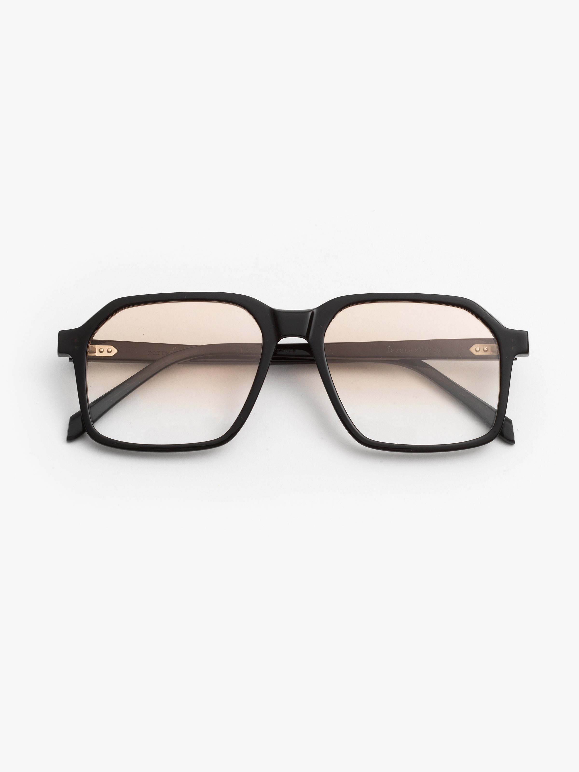 Lazare Studio / Mortez / Back in Black Dirty White by Lazare Studio, Sunglasses - - Independent curated luxury eyewear available at I Visionari