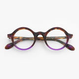 Theo / Sunrise / 008 Brown Dalmatian + Transparent Purple