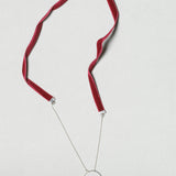 Caroline Abram / Chain X-Quise / Orchid Pink with Silver Ring