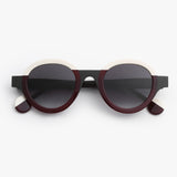 Theo / Futurisme / 033 Solid Military Green + Cappuccino White + Dark Burgundy