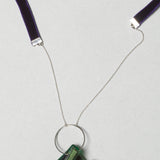 Caroline Abram / Chain X-Quise / Dark Purple with Silver Ring