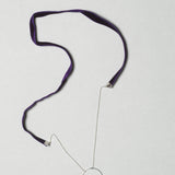 Caroline Abram / Chain X-Quise / Dark Purple with Silver Ring