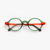 Theo / Duet / 012 Transparent Chromiumoxide Green + Fluo Orange