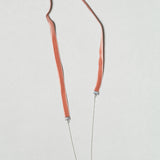 Caroline Abram / Chain X-Quise / Powder Pink with Silver Triangle