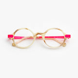 Theo / Duet / 013 Marble White + Fluo Pink