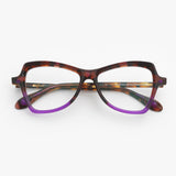 Theo / Bedtime / 008 Brown Dalmatian + Transparent Purple