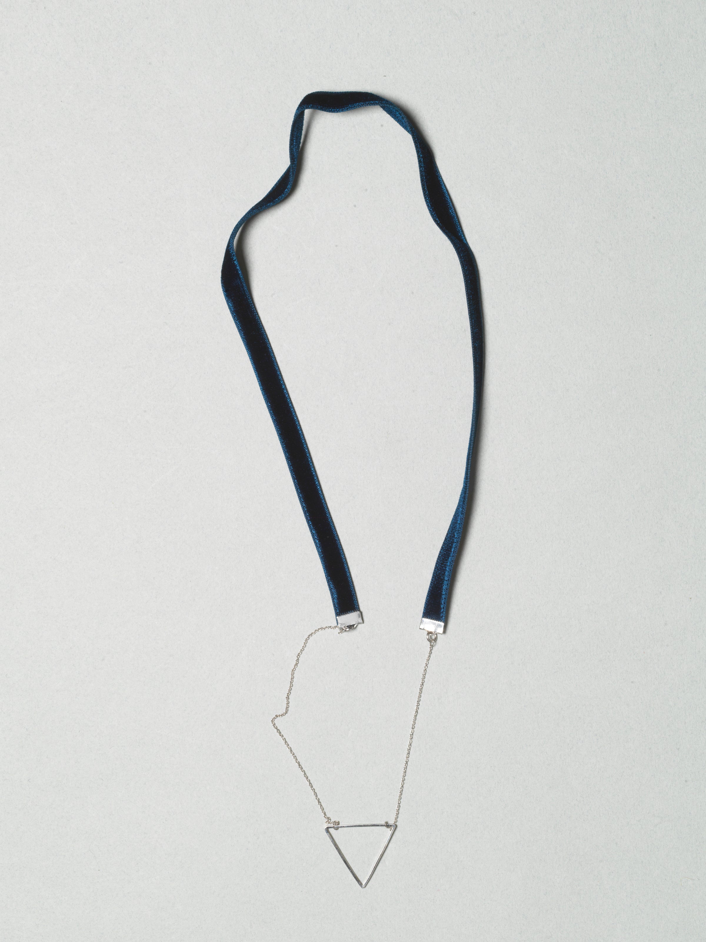 Caroline Abram / Chain X-Quise / Dark Blue with Silver Triangle – I ...