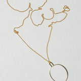 Caroline Abram / Lorgnette Necklace / Gold