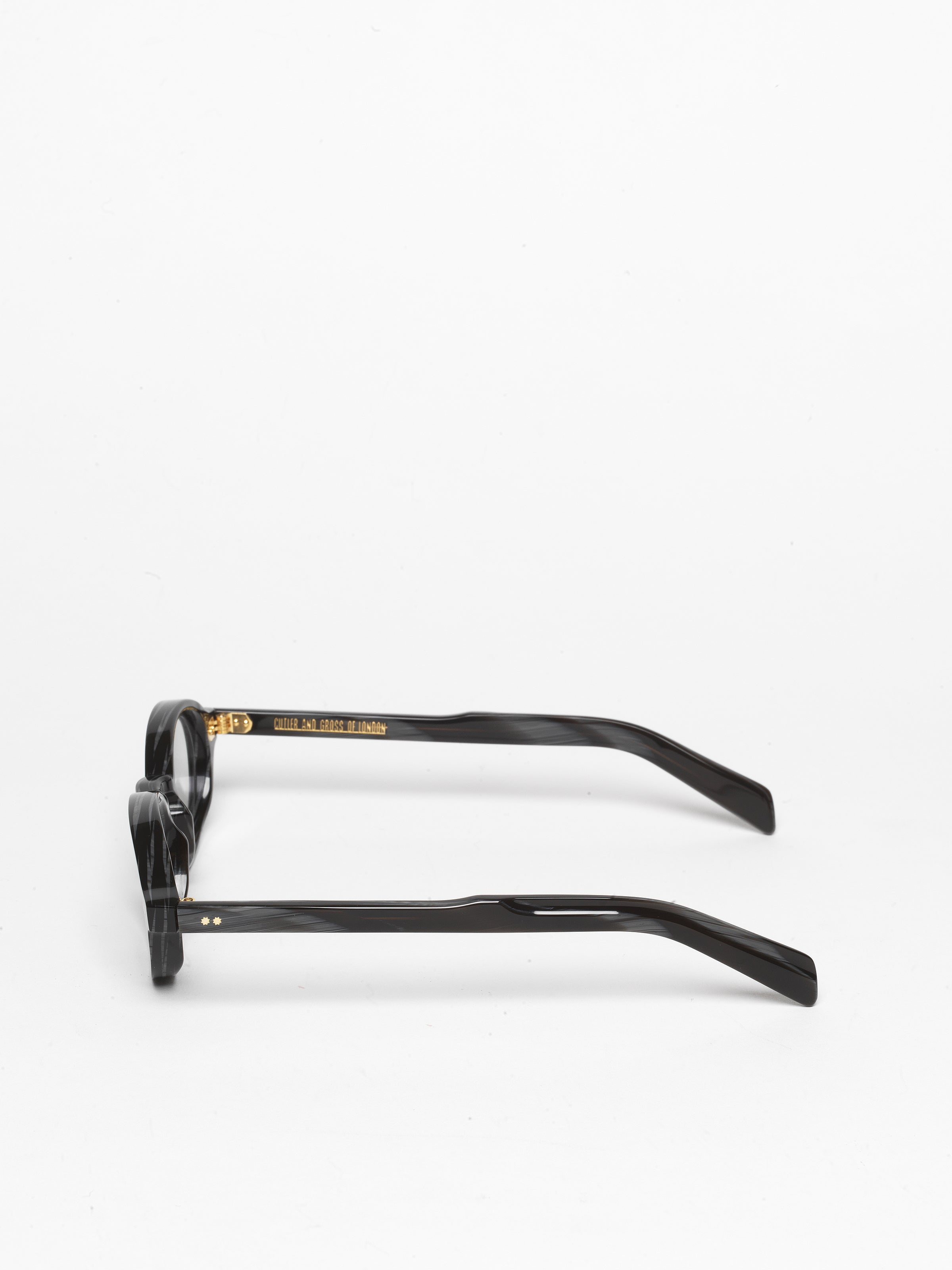 Cutler and Gross / GR13 / Black Horn by Cutler and Gross, Eyeglasses - - Independent curated luxury eyewear available at I Visionari