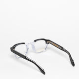 Cutler and Gross / 1420 / Black On Crystal by Cutler and Gross, Eyeglasses - - Independent curated luxury eyewear available at I Visionari