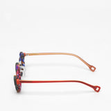 Design Shower / 3P_RRB001 / Marbled Green and Blonde Tortoise + Blue and Red Tortoise