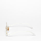 Yoshinori Aoyama / YA 003 / Gold Creamy White by Yoshinori Aoyama, Eyeglasses - - Independent curated luxury eyewear available at I Visionari
