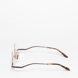 Yoshinori Aoyama / YA 003 / Rose Gold Brown by Yoshinori Aoyama, Eyeglasses - - Independent curated luxury eyewear available at I Visionari