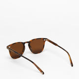 Garrett Leight / Brooks / Spotted Brown Shell With Pure Coffee Polar
