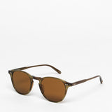 Garrett Leight / Hampton / Olive Tortoise With Pure Coffee