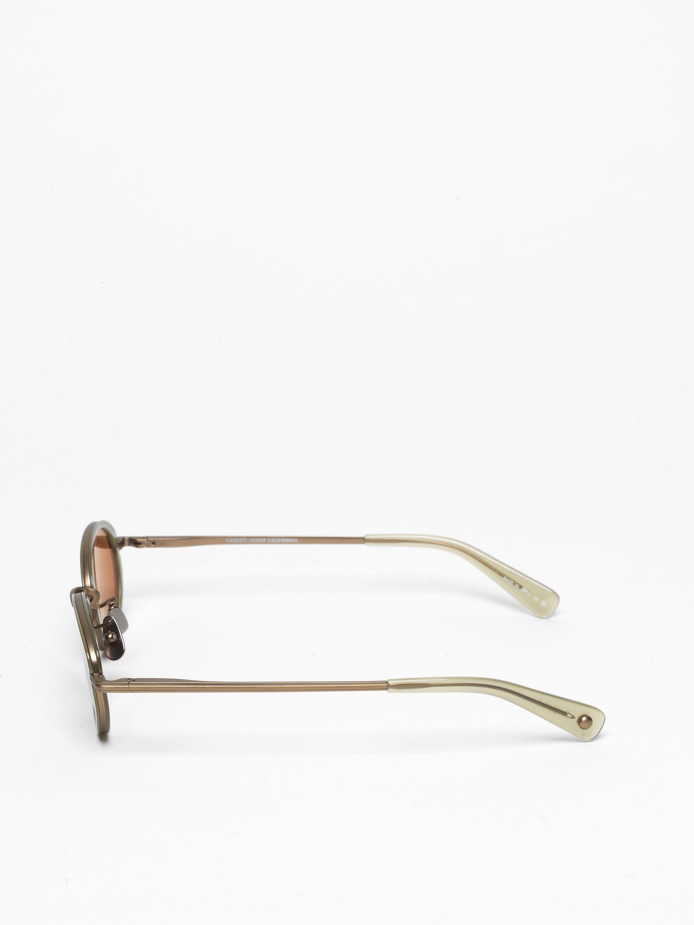 Garrett Leight / Alper / Sea Glass Antique Gold by Garrett Leight, Sunglasses - - Independent curated luxury eyewear available at I Visionari