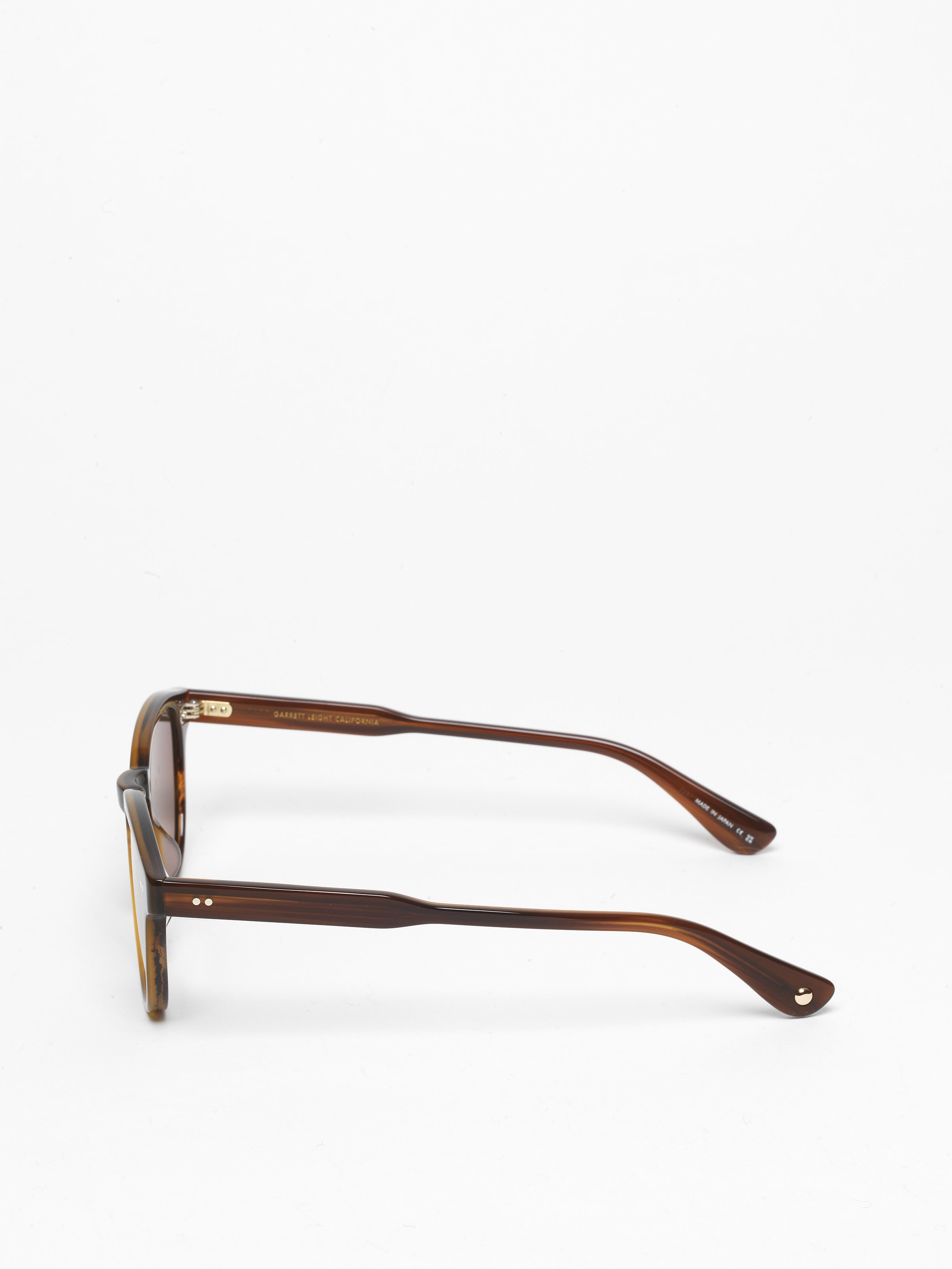 Garrett Leight / Evan / Cherry Wood by Garrett Leight, Sunglasses - - Independent curated luxury eyewear available at I Visionari