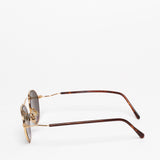Gouverneur Audigier The Writer 41 Champagne with Vintage Green Lenses sunglasses, side profile