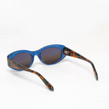 Rewind / Interstellar / Transparent Blue with Brown Tortoise, Blue and Gold Pearl