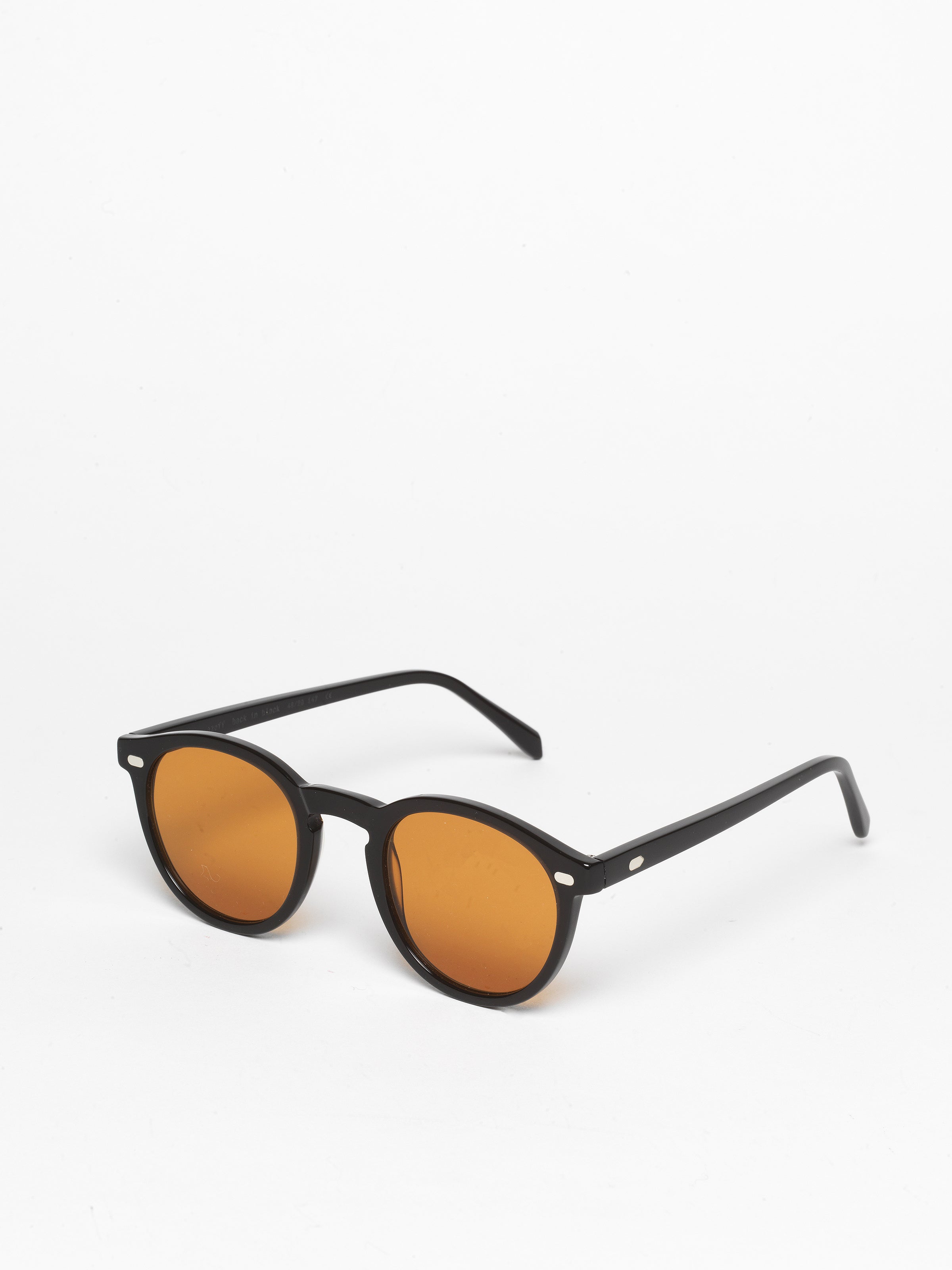 Lazare Studio / Azoff / Back in Black Amber Delight by Lazare Studio, Sunglasses - - Independent curated luxury eyewear available at I Visionari