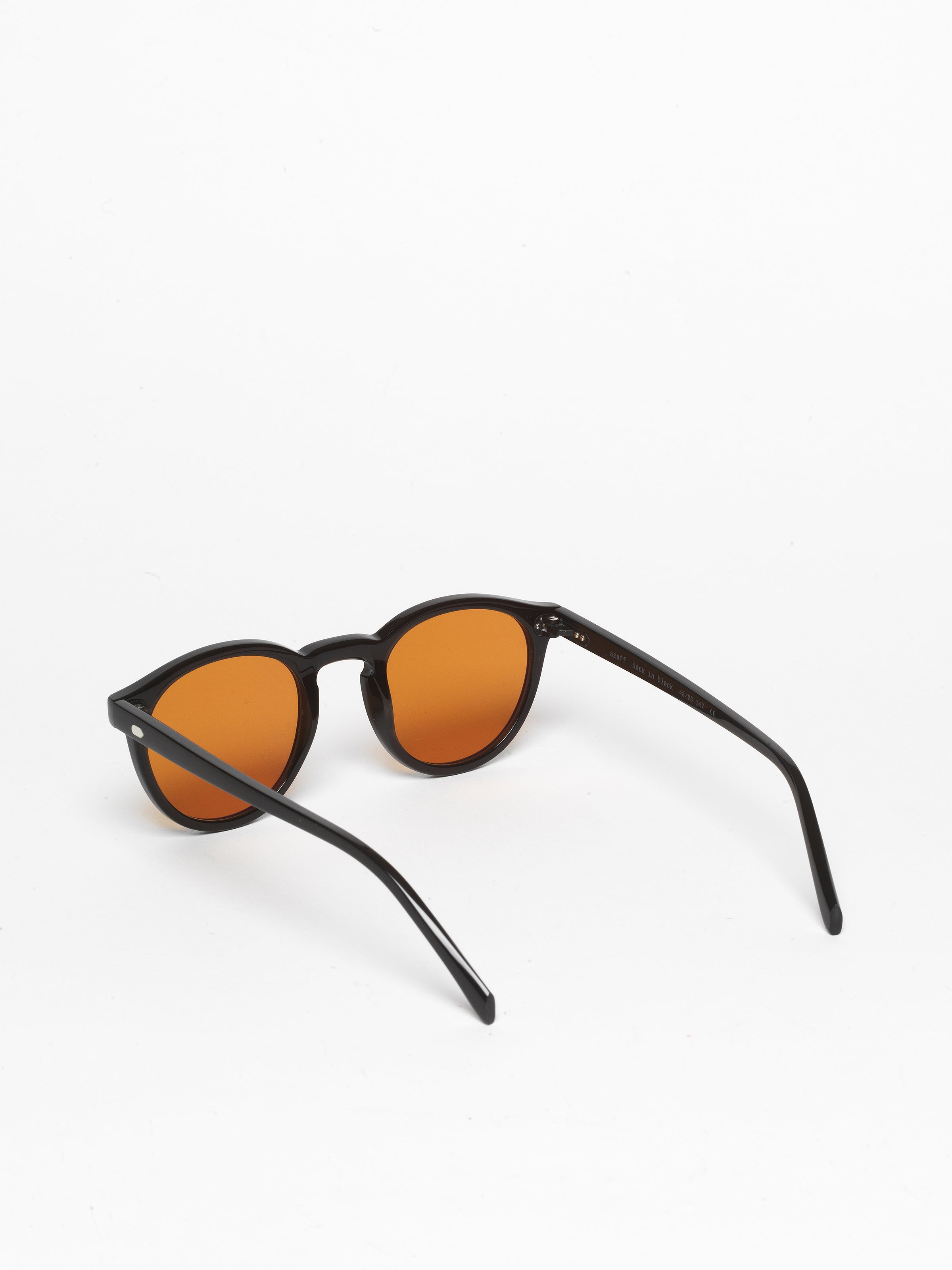 Lazare Studio / Azoff / Back in Black Amber Delight by Lazare Studio, Sunglasses - - Independent curated luxury eyewear available at I Visionari